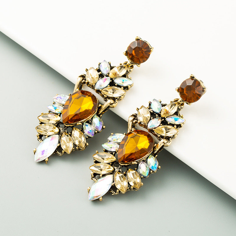 exaggerated long earrings