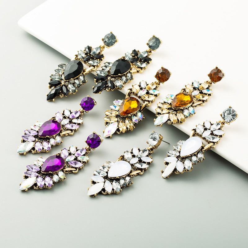 exaggerated long earrings