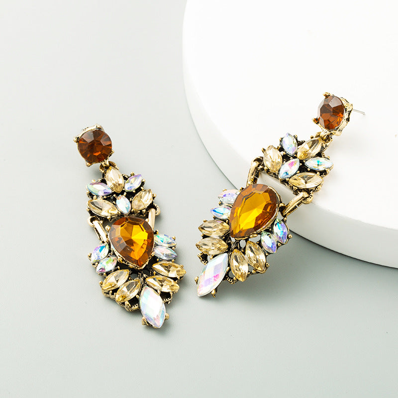 exaggerated long earrings
