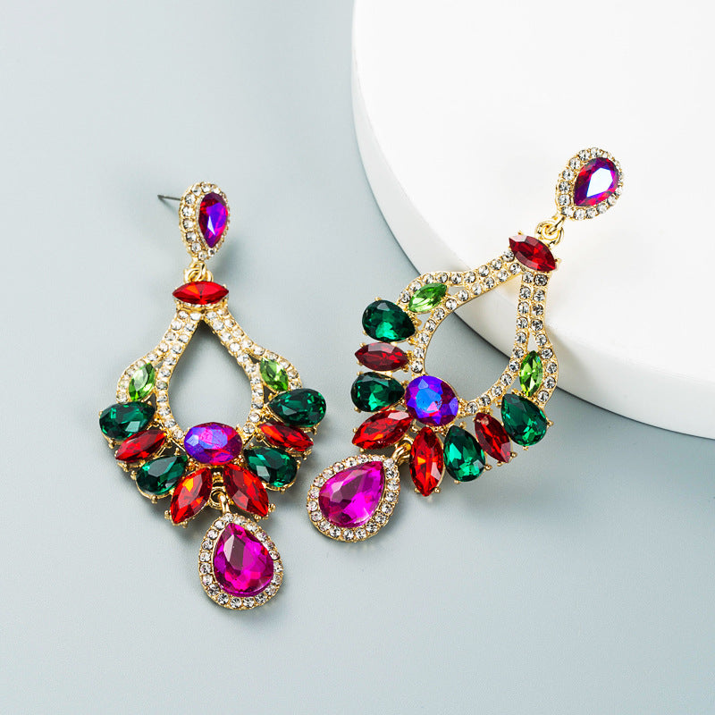 Diamond Drop Earrings