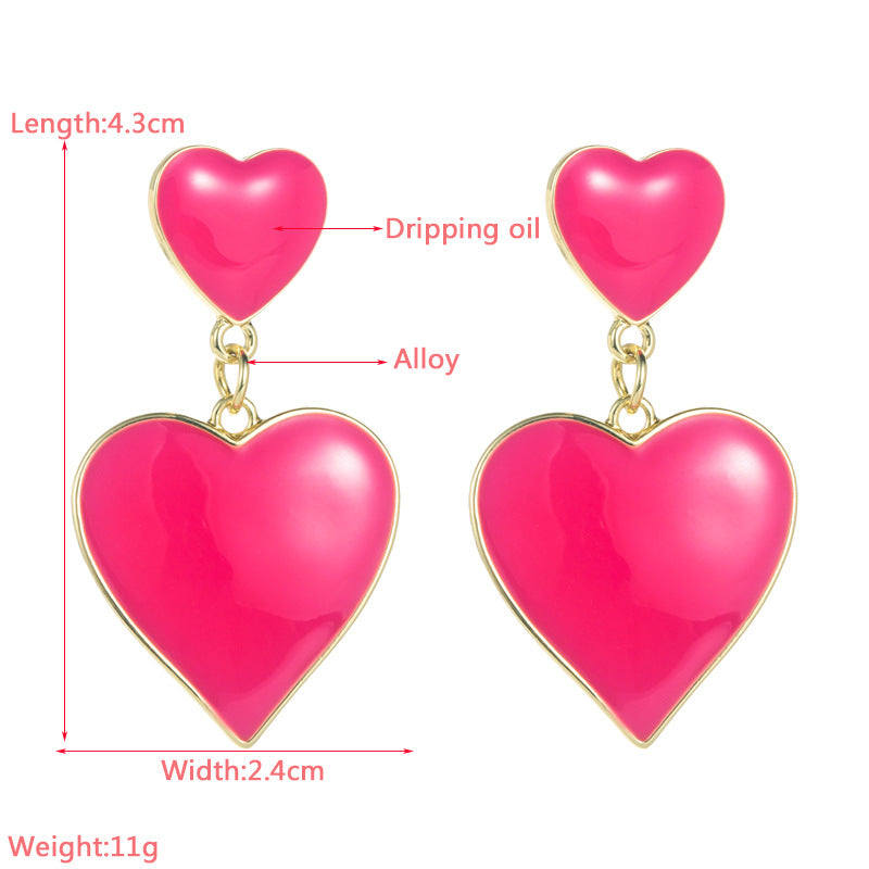 heart shape earrings