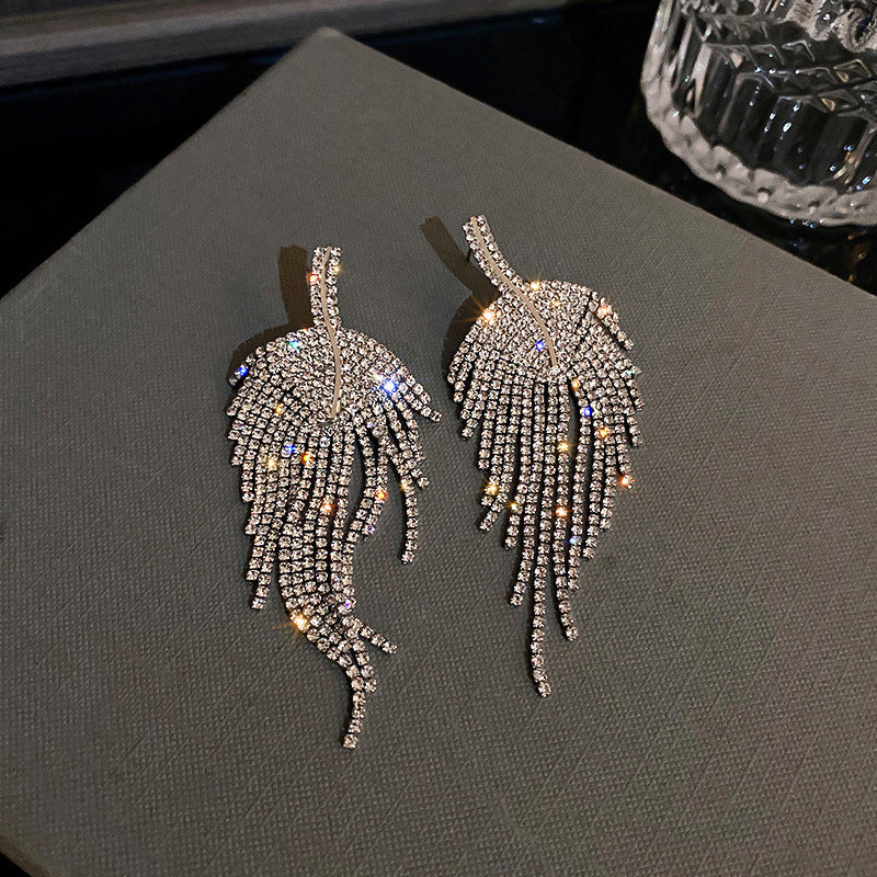 Leaf Diamond Earrings
