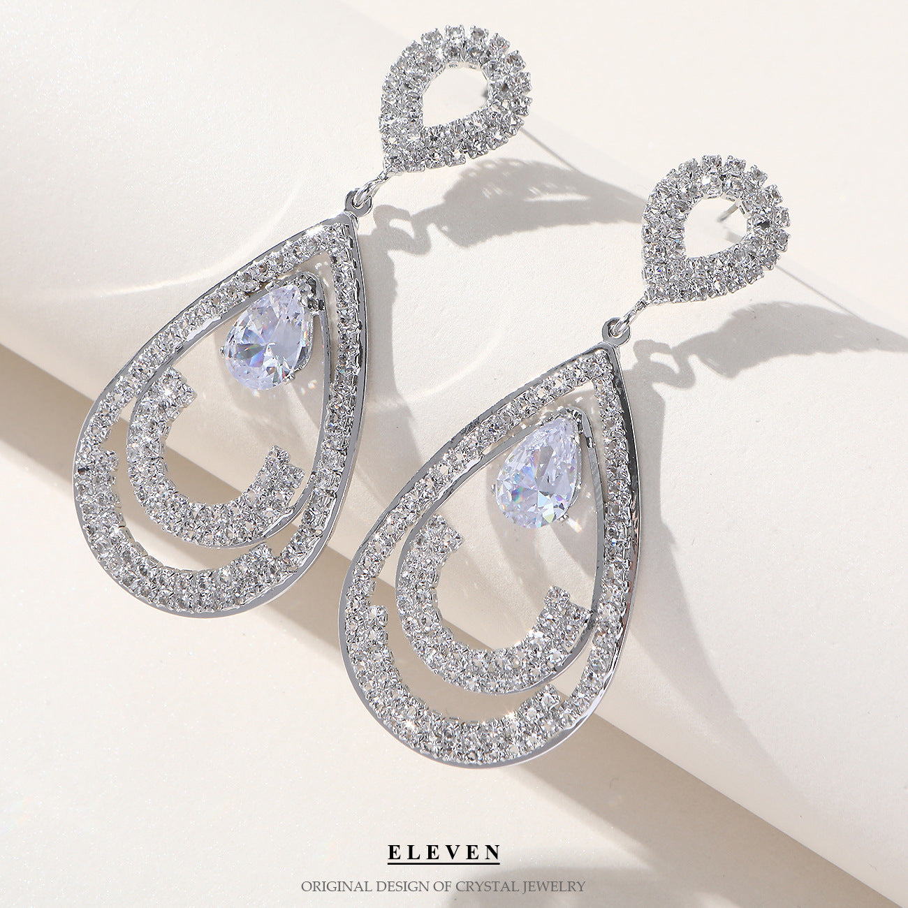 fashion rhinestone earrings