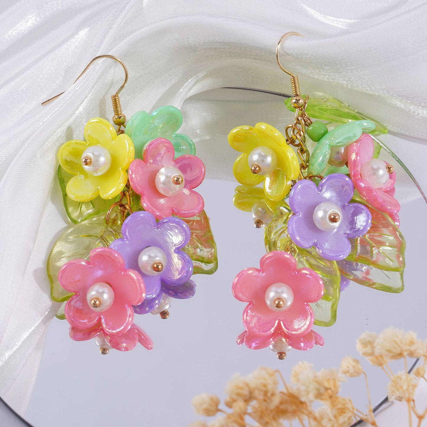 Flower Beaded Arylic