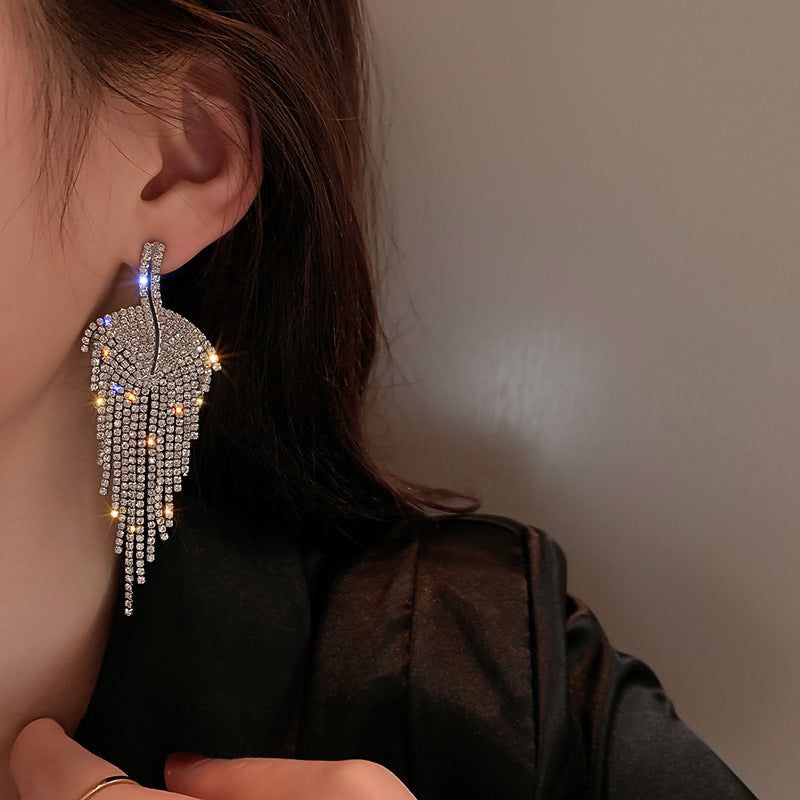 Leaf Diamond Earrings