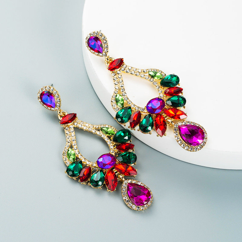 Diamond Drop Earrings
