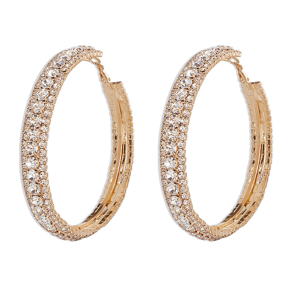 Alloy Hoop Earrings