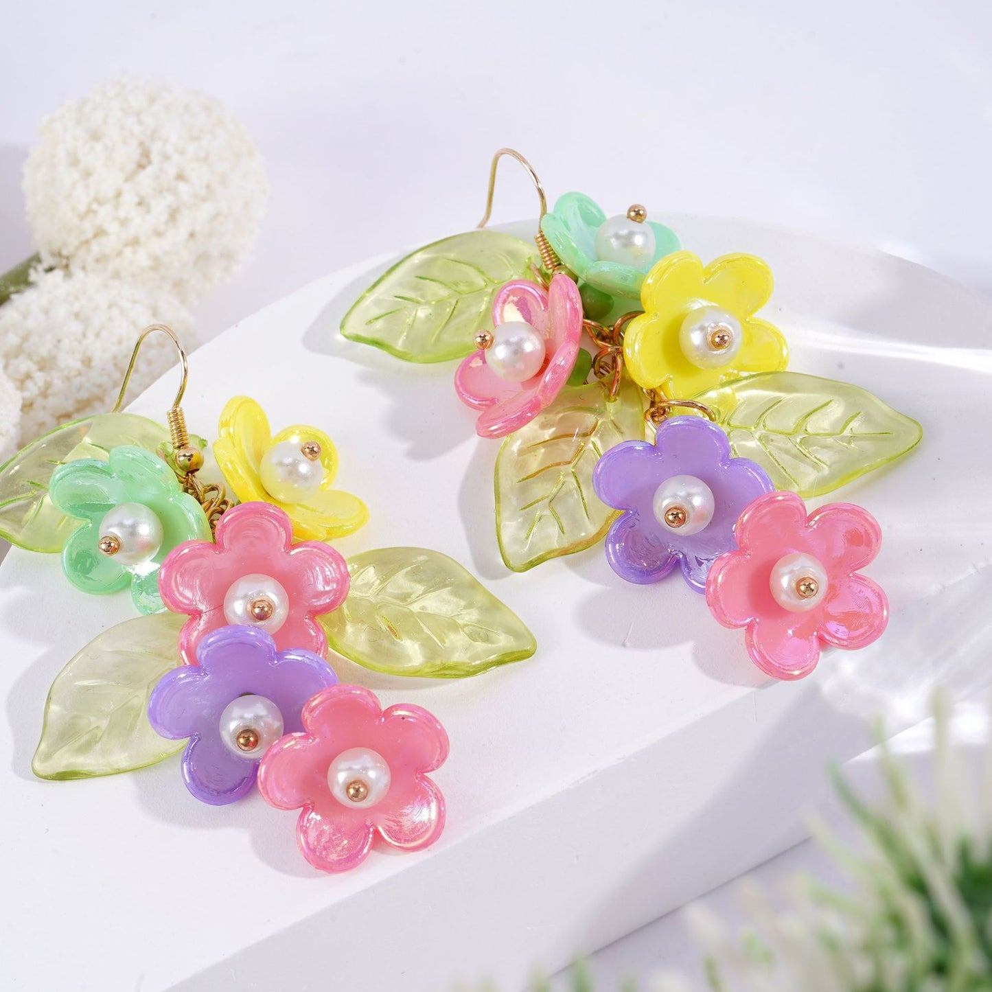 Flower Beaded Arylic