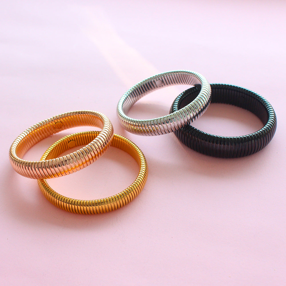 Streetwear Solid Color Steel