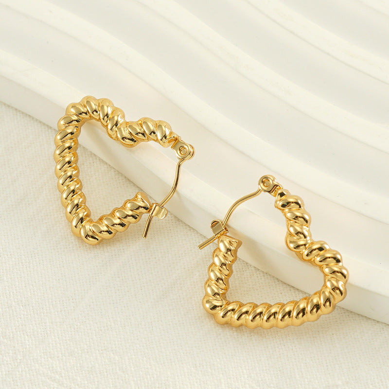 Stainless Steel Hoop Earrings