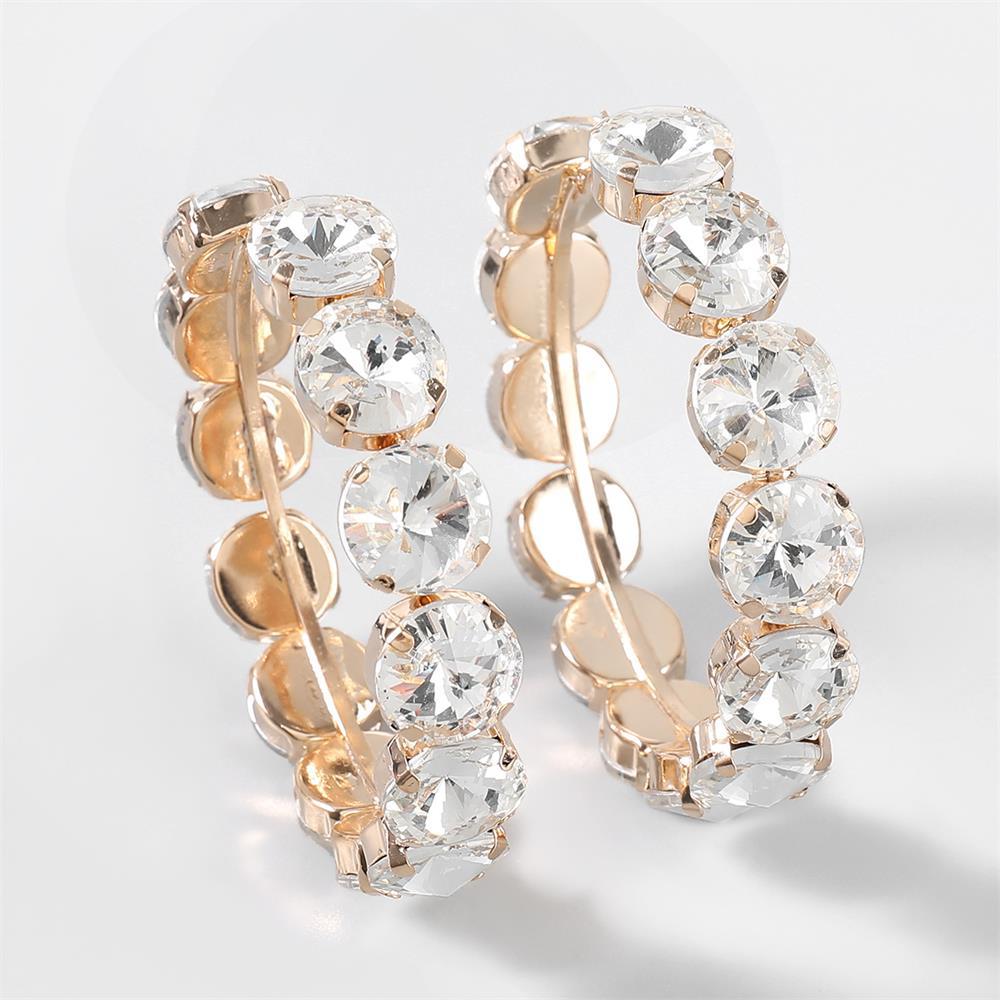 metal hoop earrings