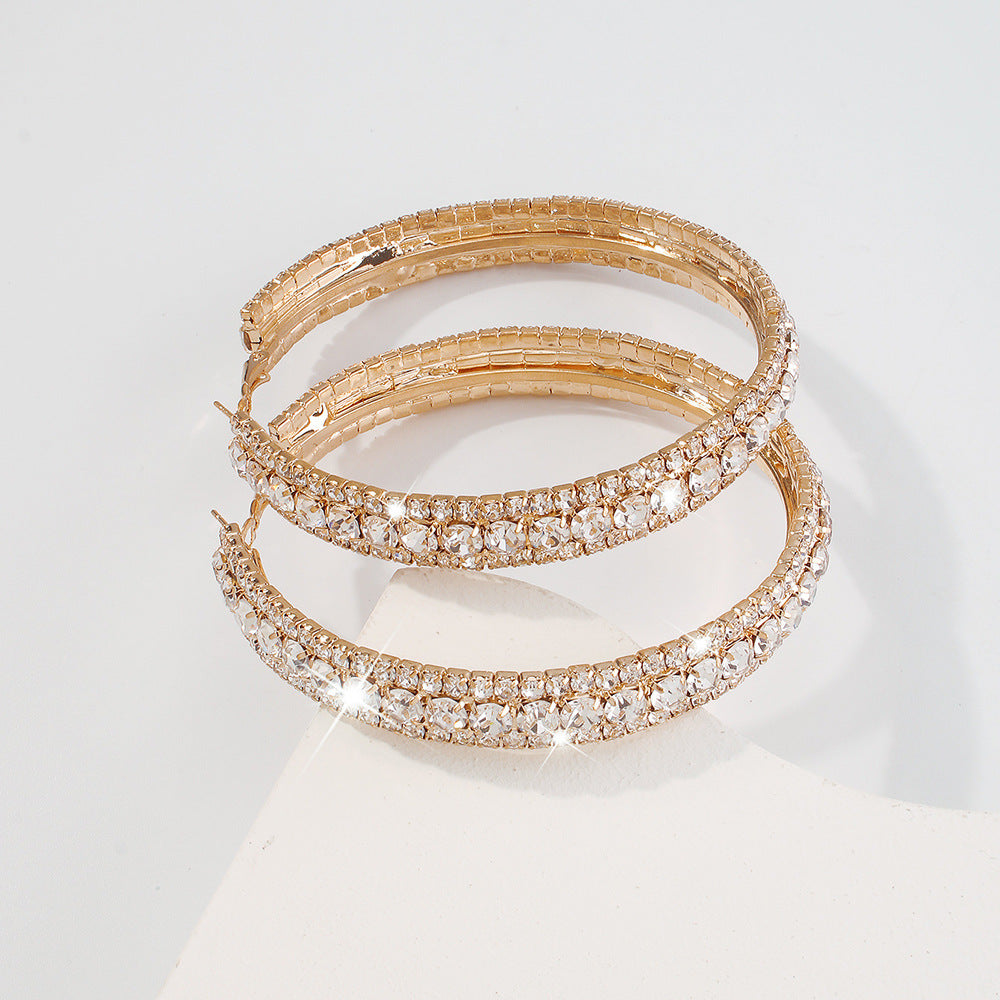 Alloy Hoop Earrings