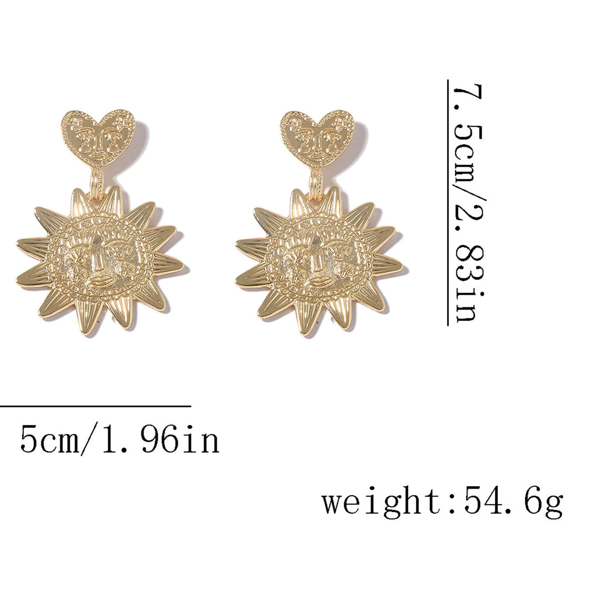 Sun Heart Shape