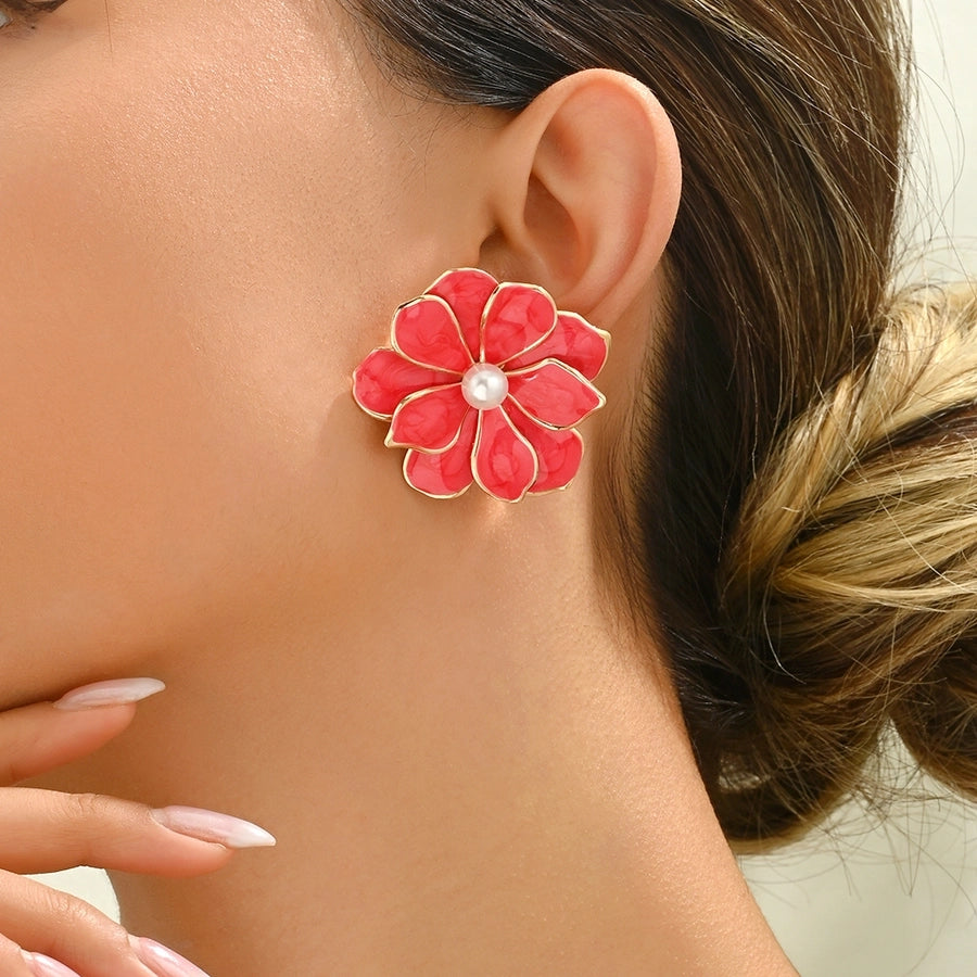 Flower Painted Enamel