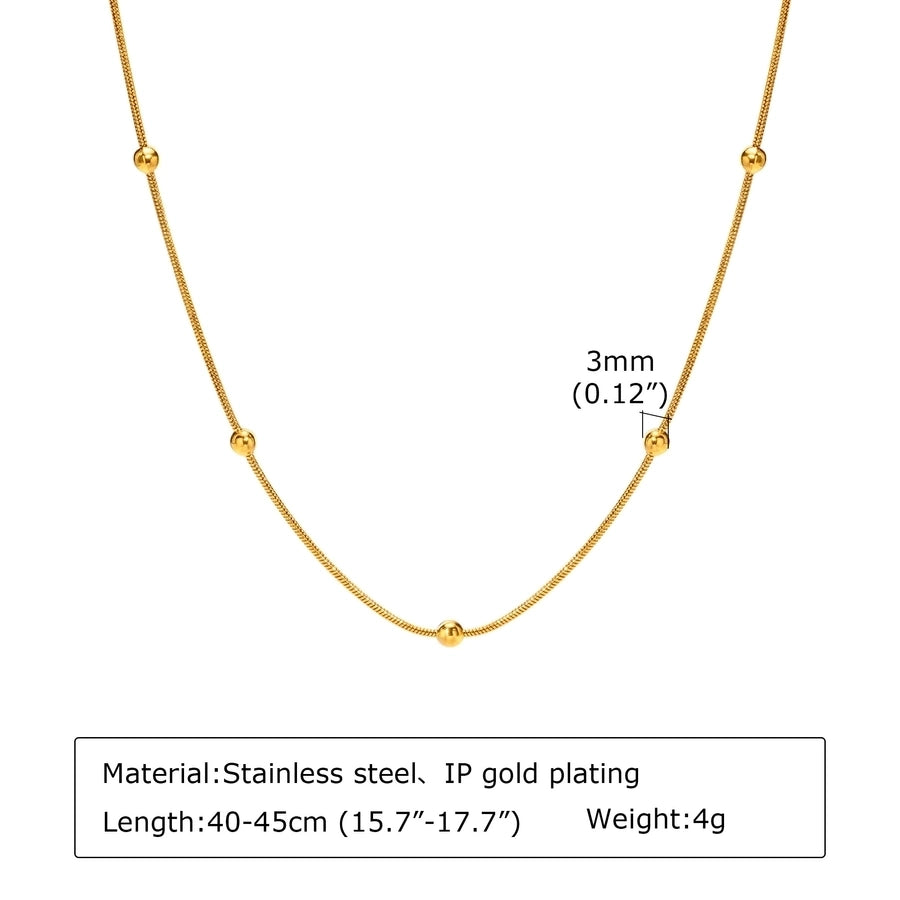 Ball Stainless Steel Necklace