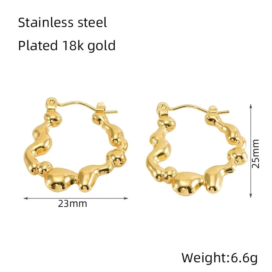 Stainless Steel Hoop Earrings