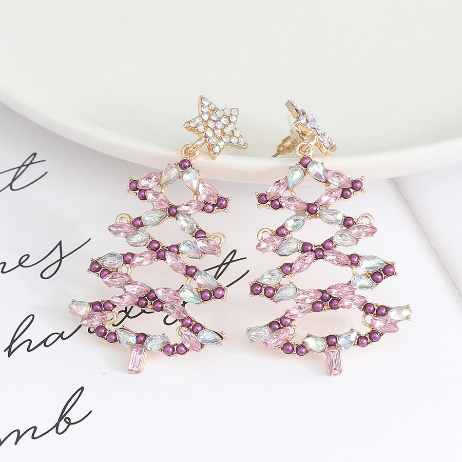 christmas tree earrings