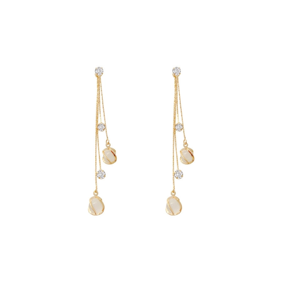 Opal earrings