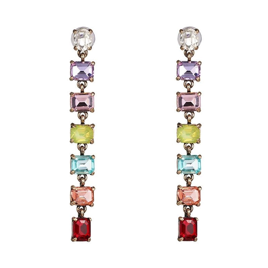 geometric diamond ear