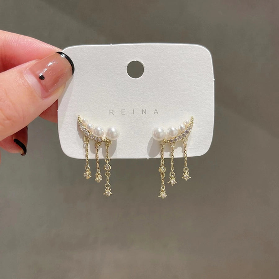 elegant flower earrings