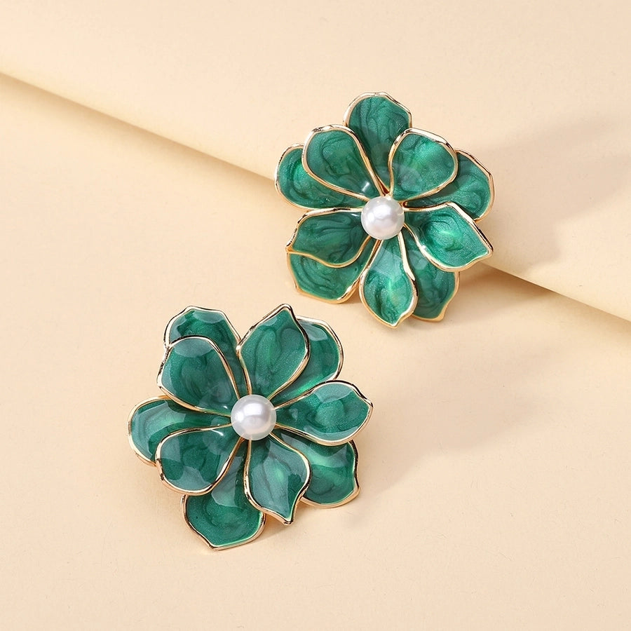 Flower Painted Enamel