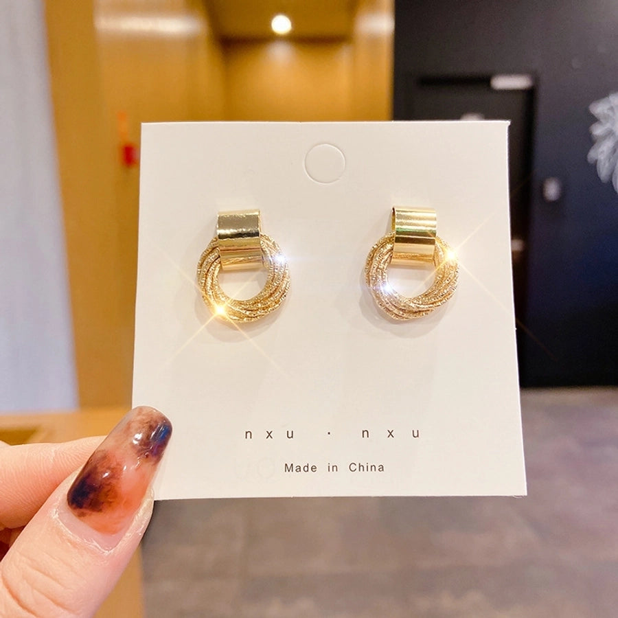 plating pearl earrings