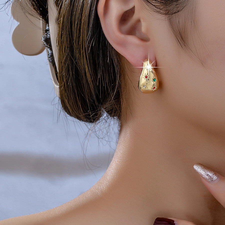 water droplets 14k gold