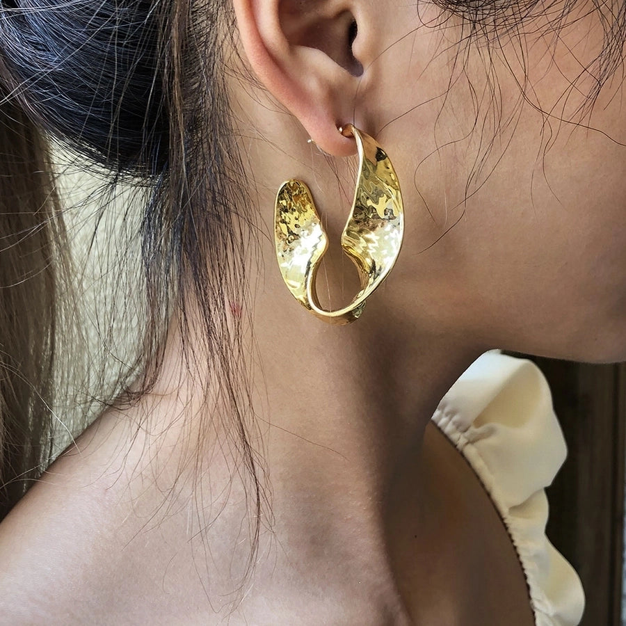 Plating Hoop Earrings