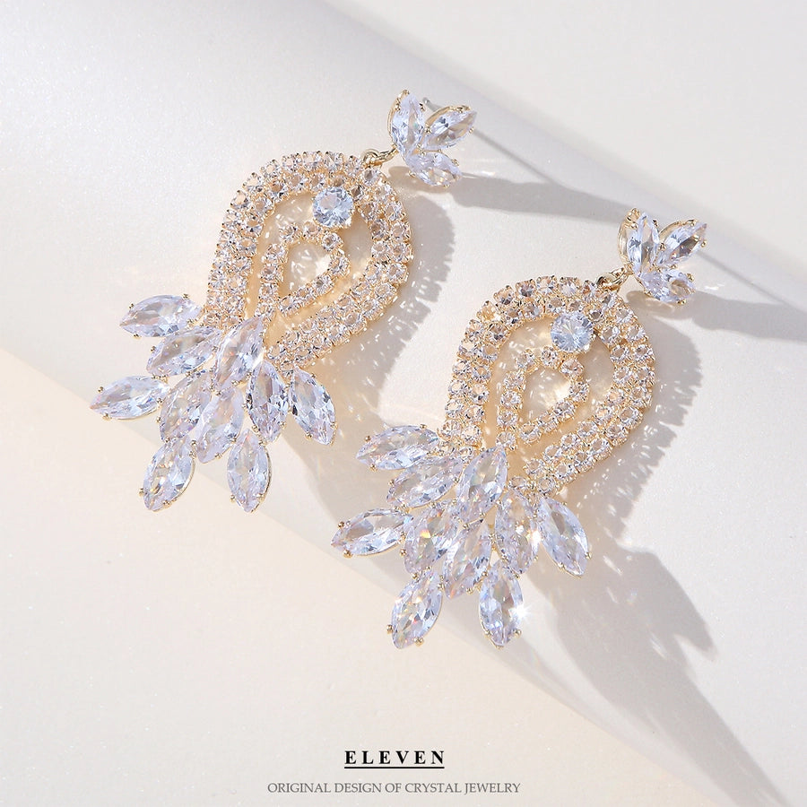 fashion rhinestone earrings