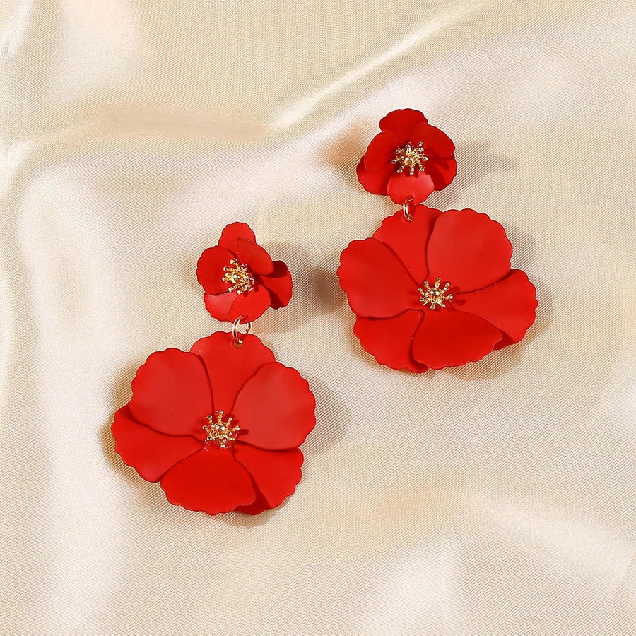 forest flower earrings