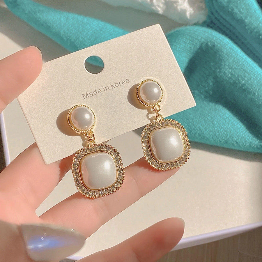 elegant flower earrings