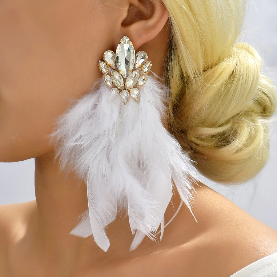 glam artificial feather