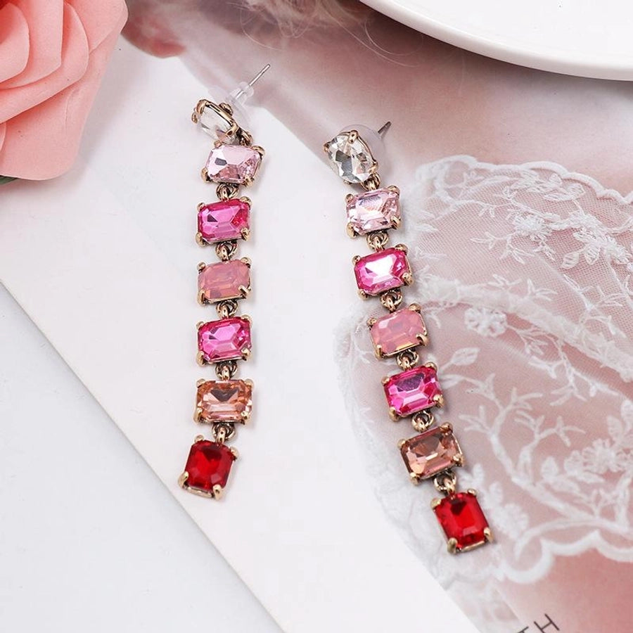 geometric diamond ear