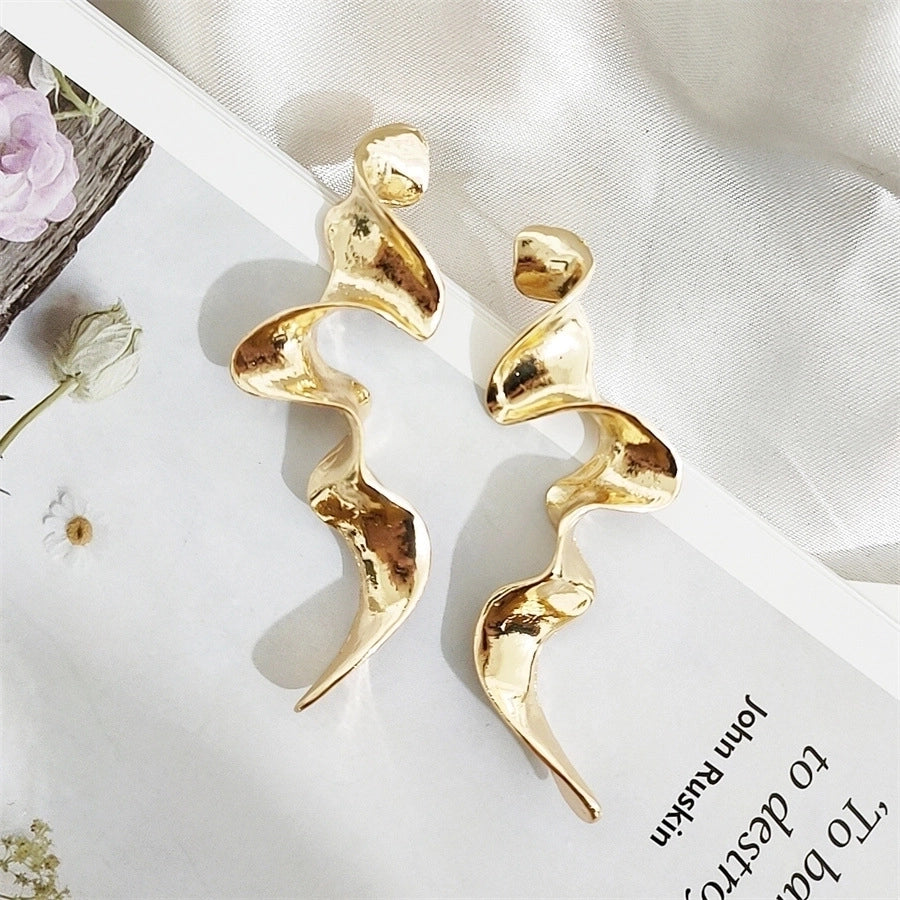 geometric gold plated