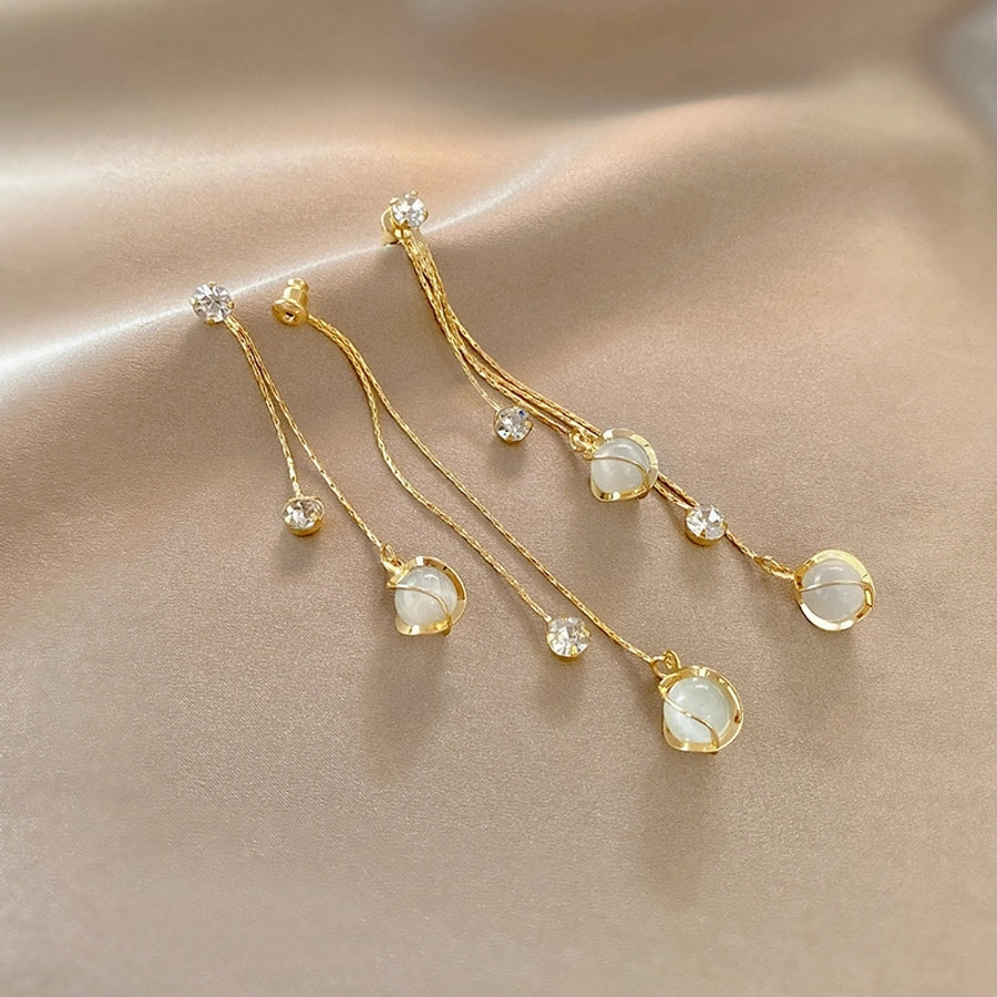 Opal earrings