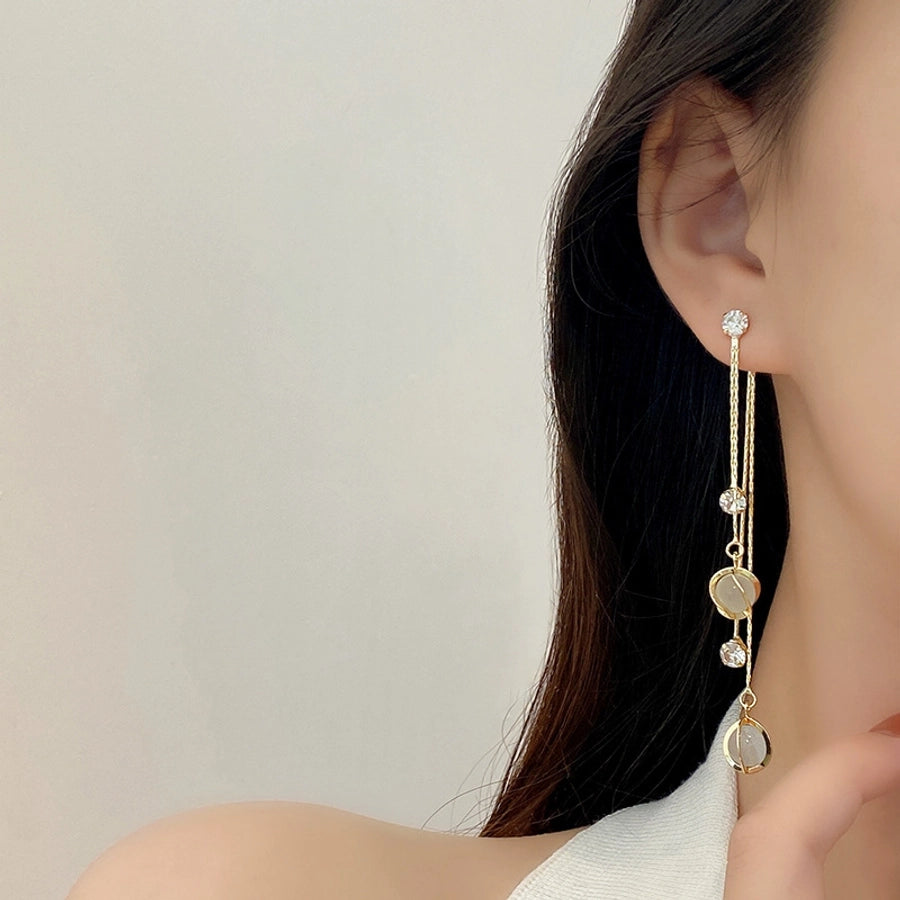 Opal earrings
