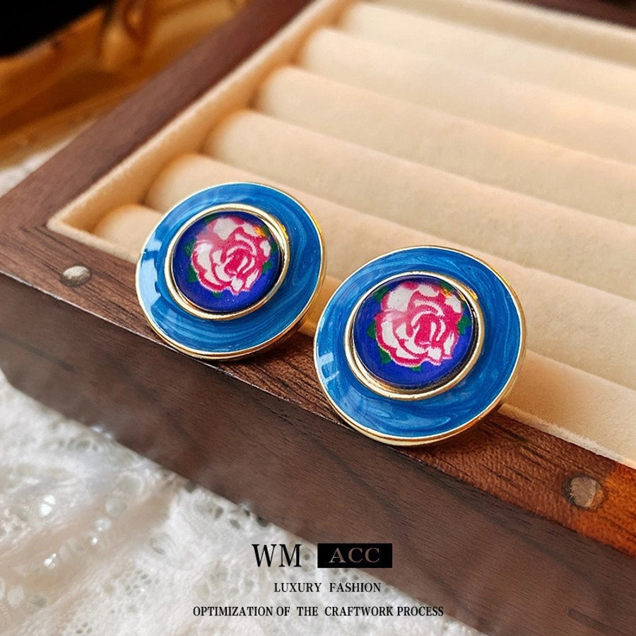 retro oval resin