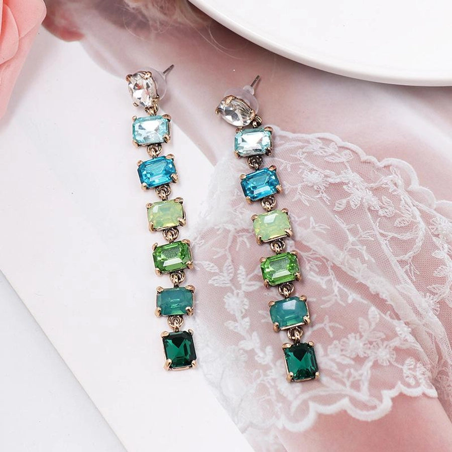 geometric diamond ear