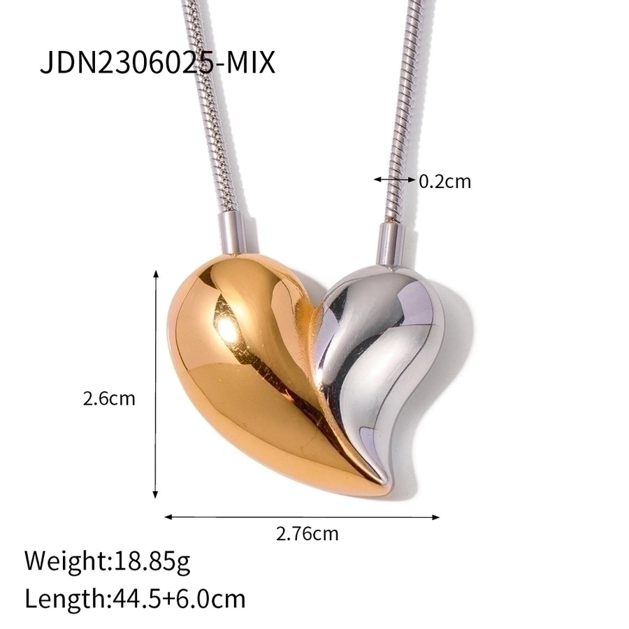 Heart Shape Stainless Steel Necklace