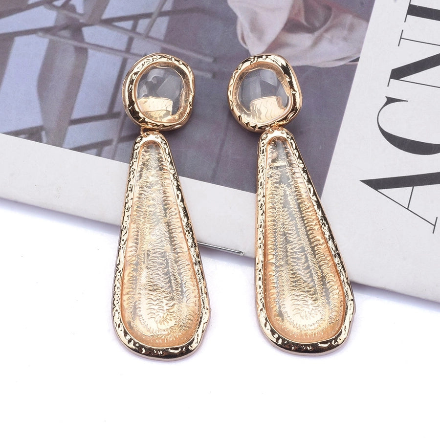exaggerated drop earrings