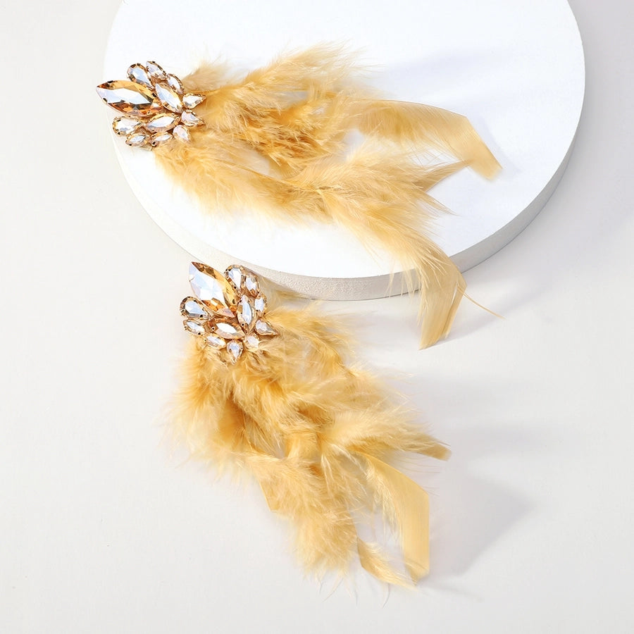 glam artificial feather