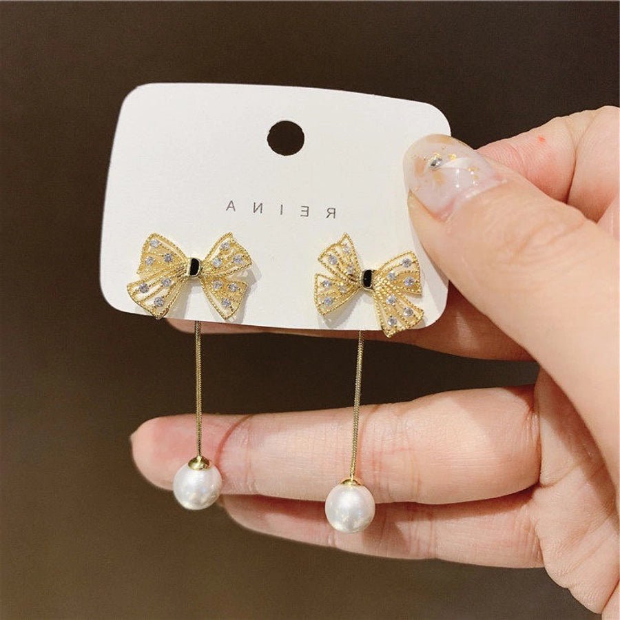 elegant flower earrings