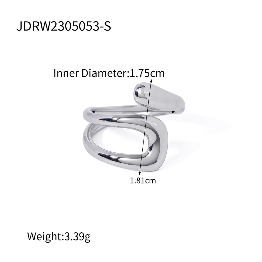 Irregular Stainless Steel Rings