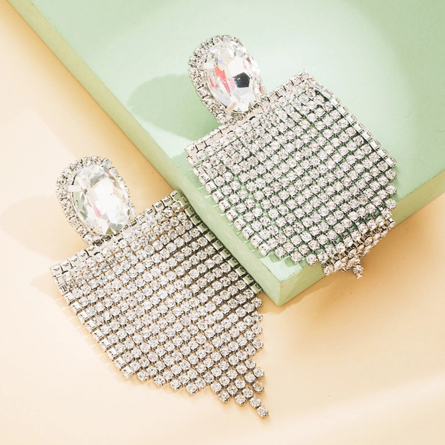 long diamond earrings