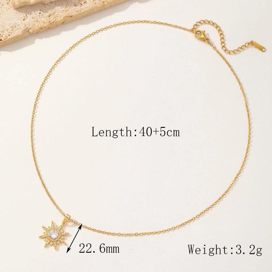 Different Shape Stainless Steel Necklace