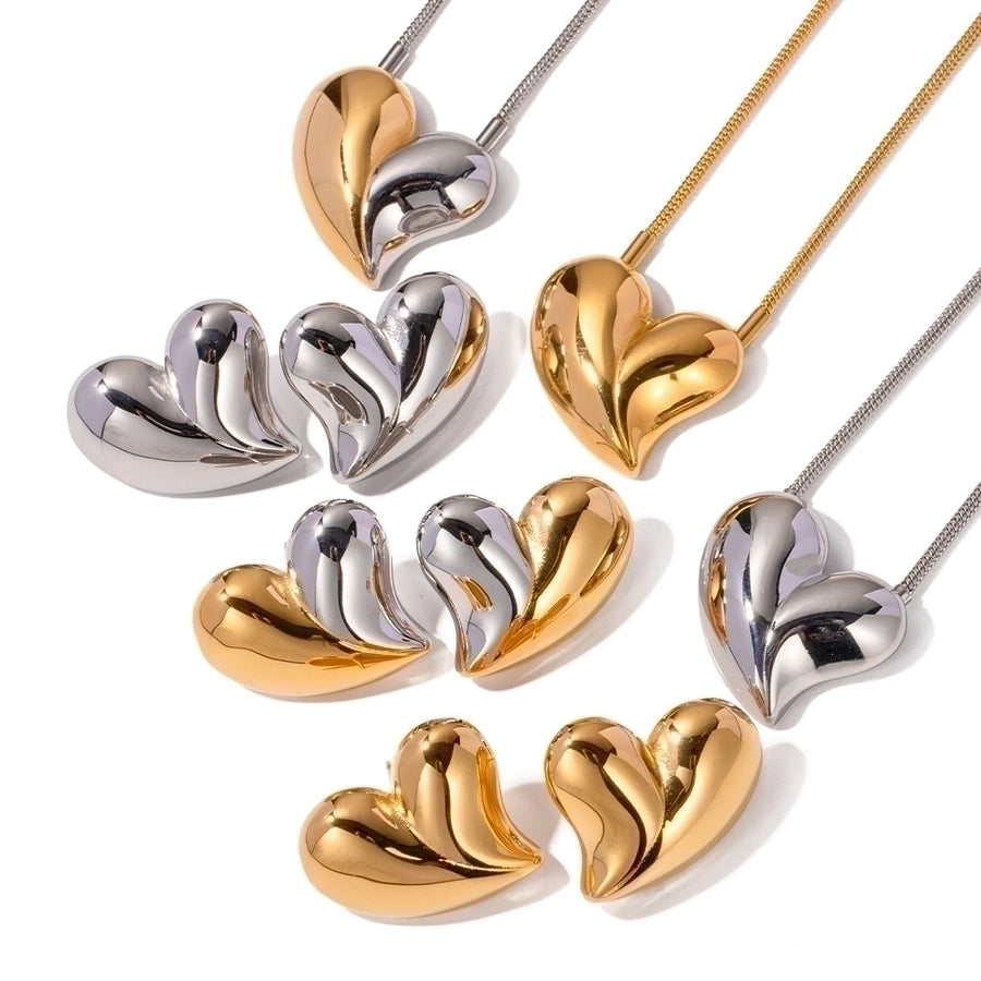Heart Shape Stainless Steel Necklace