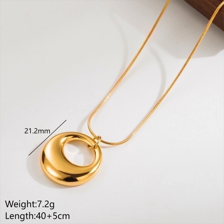 Round Stainless Steel Necklaces