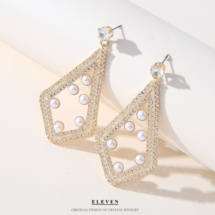 fashion rhinestone earrings