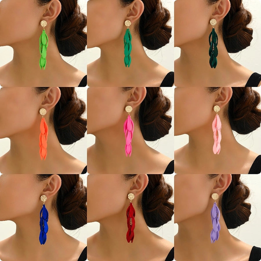 petal earrings