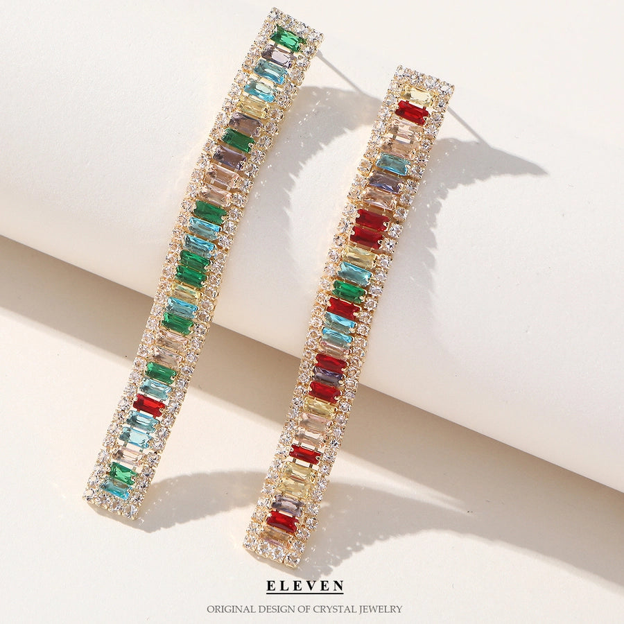 fashion rhinestone earrings